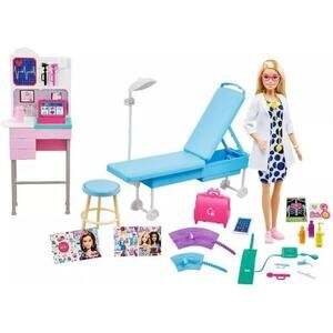 Barbie Doll (Medical Doctor Deluxe Doll Playset) NWT